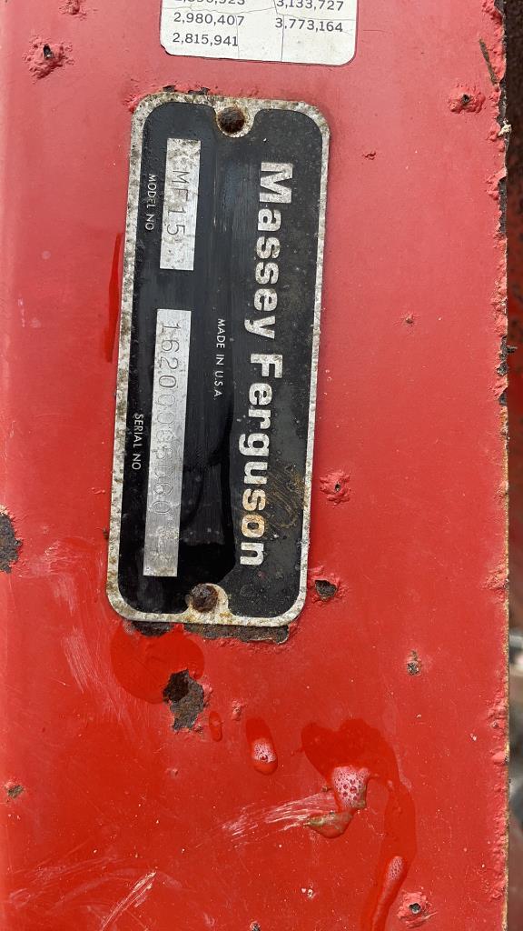 MASSEY FERGUSON MF15 GRINDER MIXER