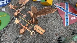 METAL WEATHER VAIN EAGLE