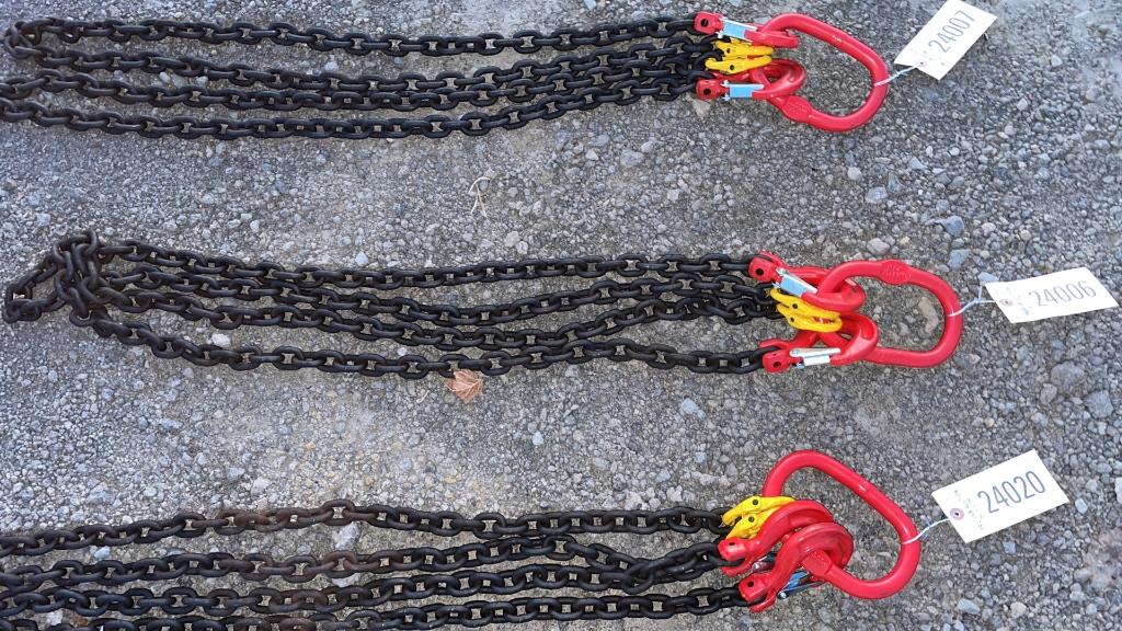 UNUSED 5/16" X 84" DOUBLE CHAIN SLING