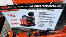 UNUSED TMG 4000 PSI HOT WATER PRESSURE WASHER