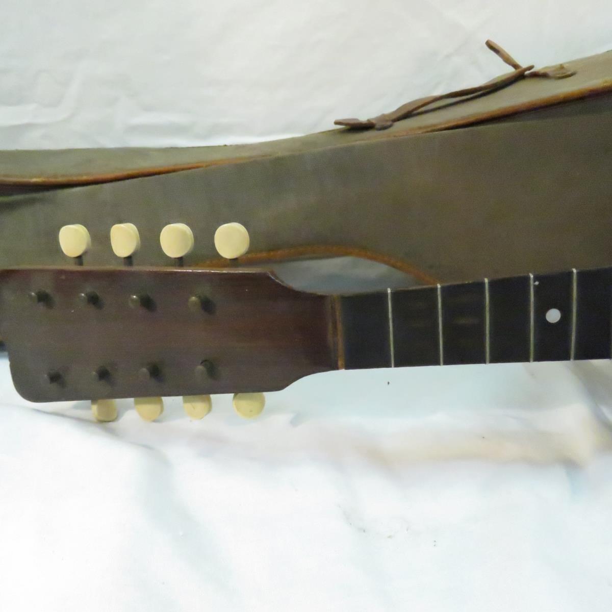 Antique Bowl Back Mandolin with case repairable