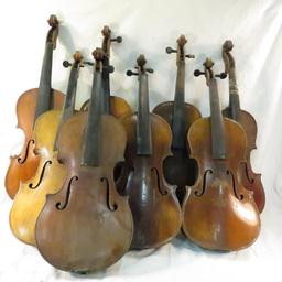 8 violins- need some parts or repair