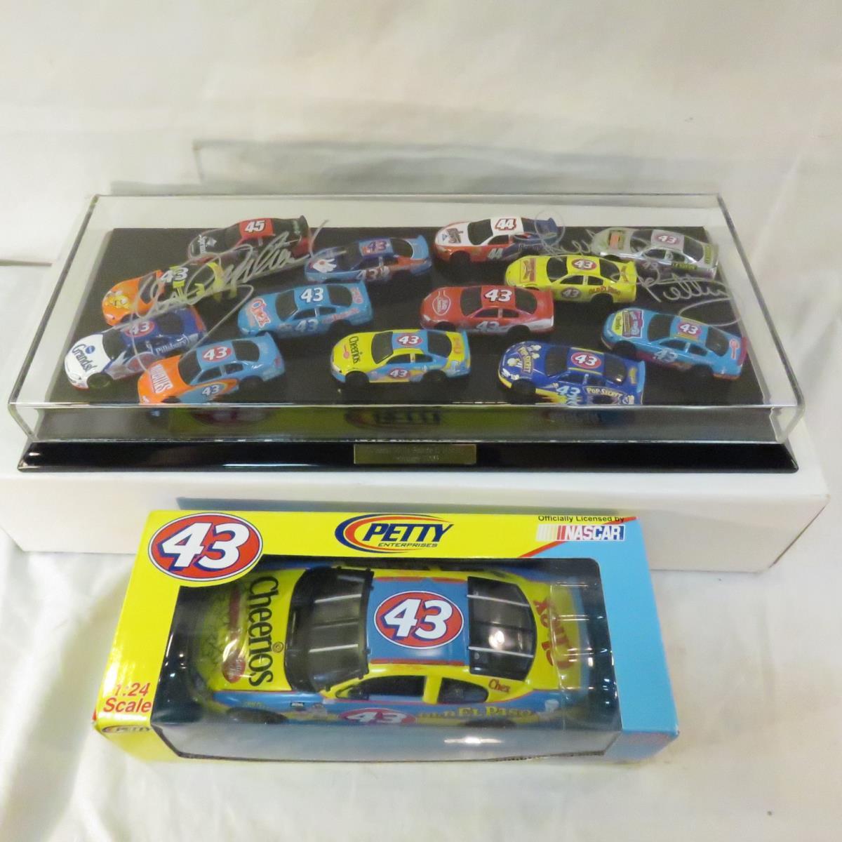 Richard Petty signed General Mills car display