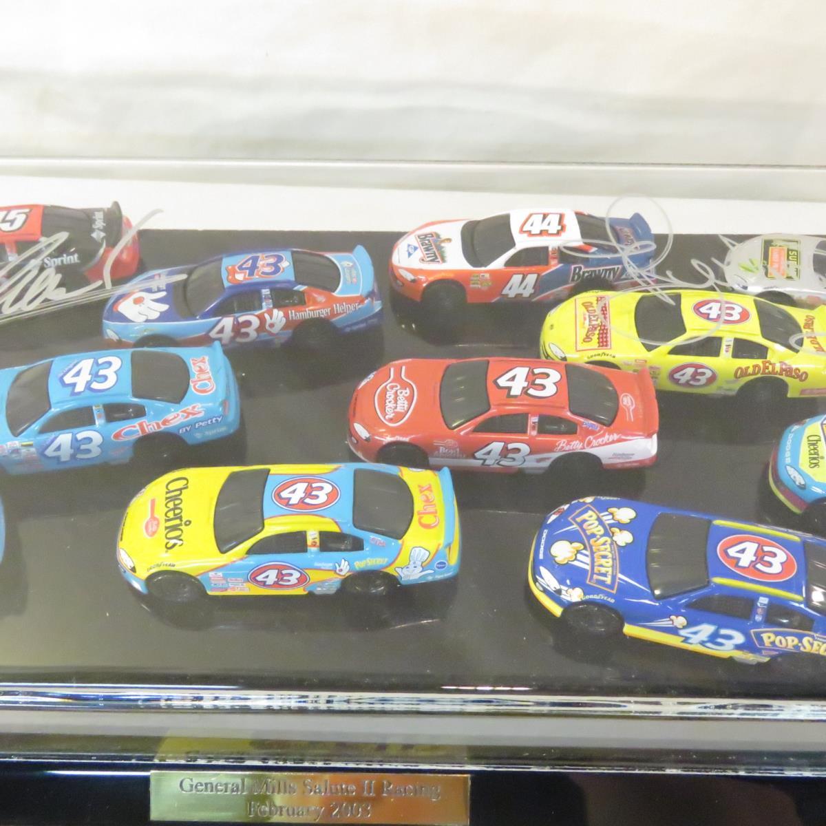 Richard Petty signed General Mills car display
