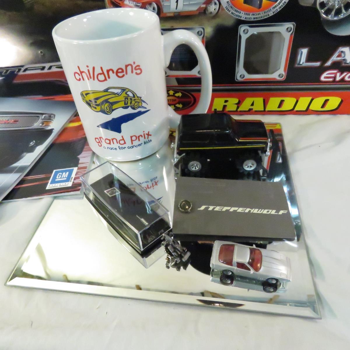 2 RC Cars NIB, advertising pamphlets and pieces