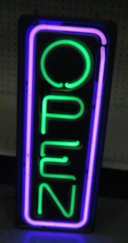 OPEN Neon Sign works 26x10x4"