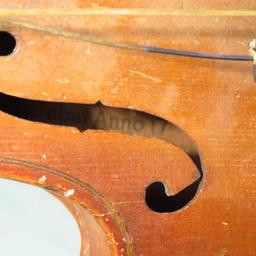 2 Vintage Violins with cases & smaller violin