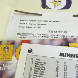 7 Vikings Press only packets 1980's