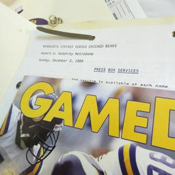 7 Vikings Press only packets 1980's