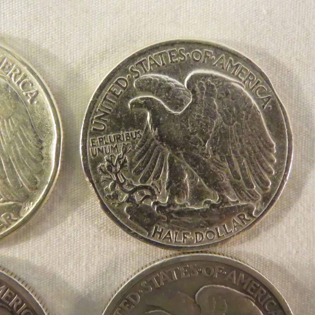 Mixed US Coins 1901 Barber 1/2, 1875 Seated Dime