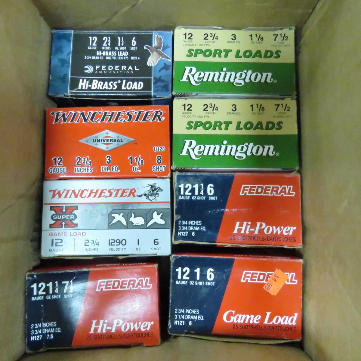 Ammunition: 650+ rds 12 GA, 40+ rds 410, & 12 20GA