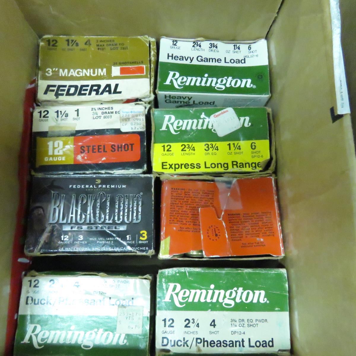 Ammunition: 650+ rds 12 GA, 40+ rds 410, & 12 20GA
