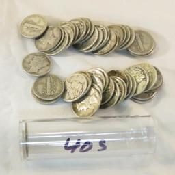 200 Silver Mercury Dimes