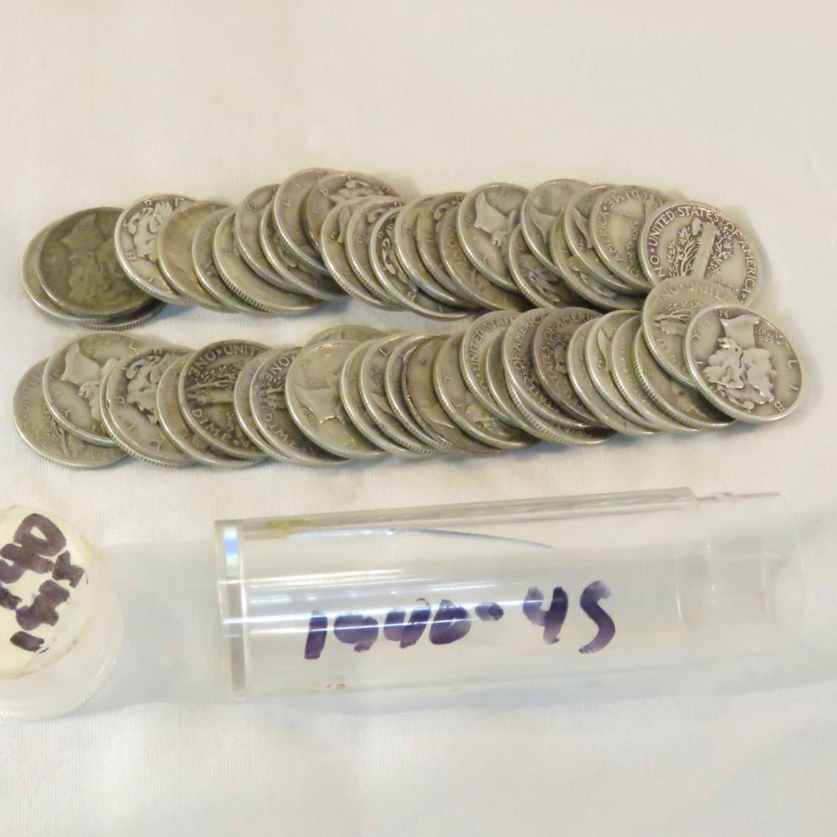 200 Silver Mercury Dimes