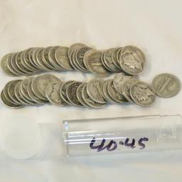 200 Silver Mercury Dimes