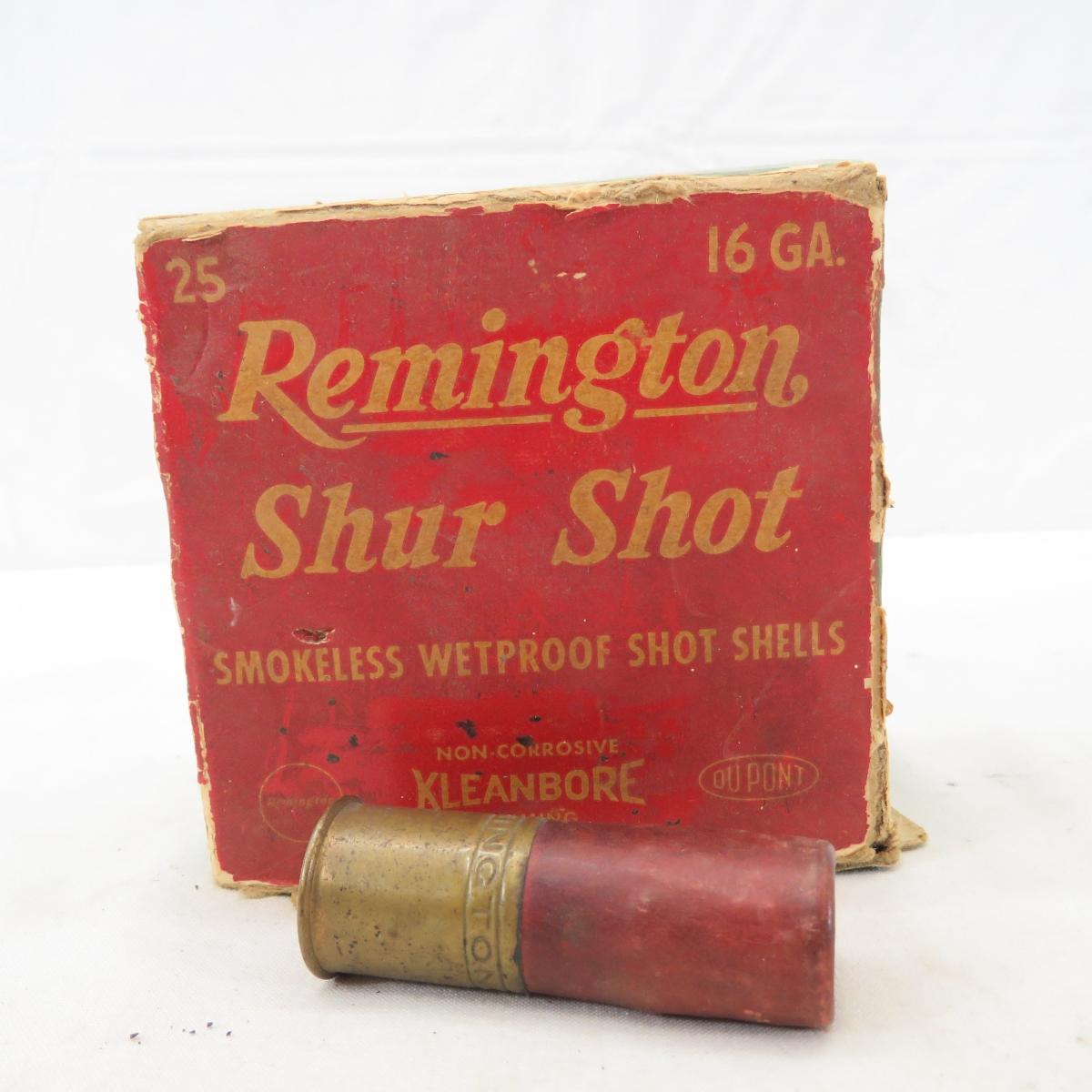 24 shots 16 GA Remington Shur Shot in Box