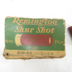24 shots 16 GA Remington Shur Shot in Box