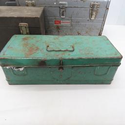 4 Tool Boxes with Tools