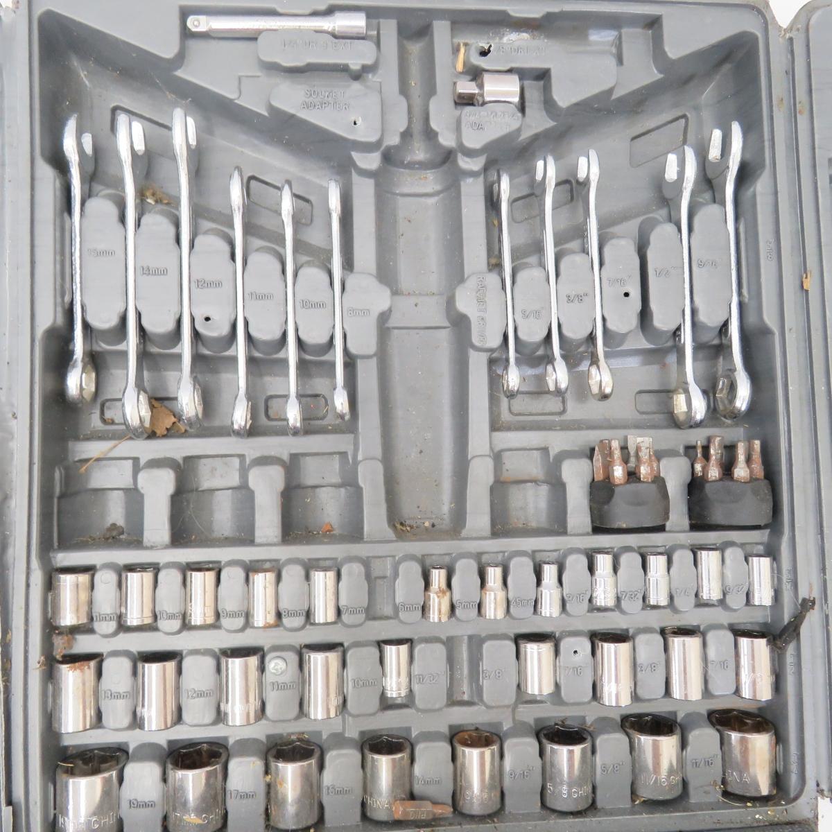 4 Tool Boxes with Tools