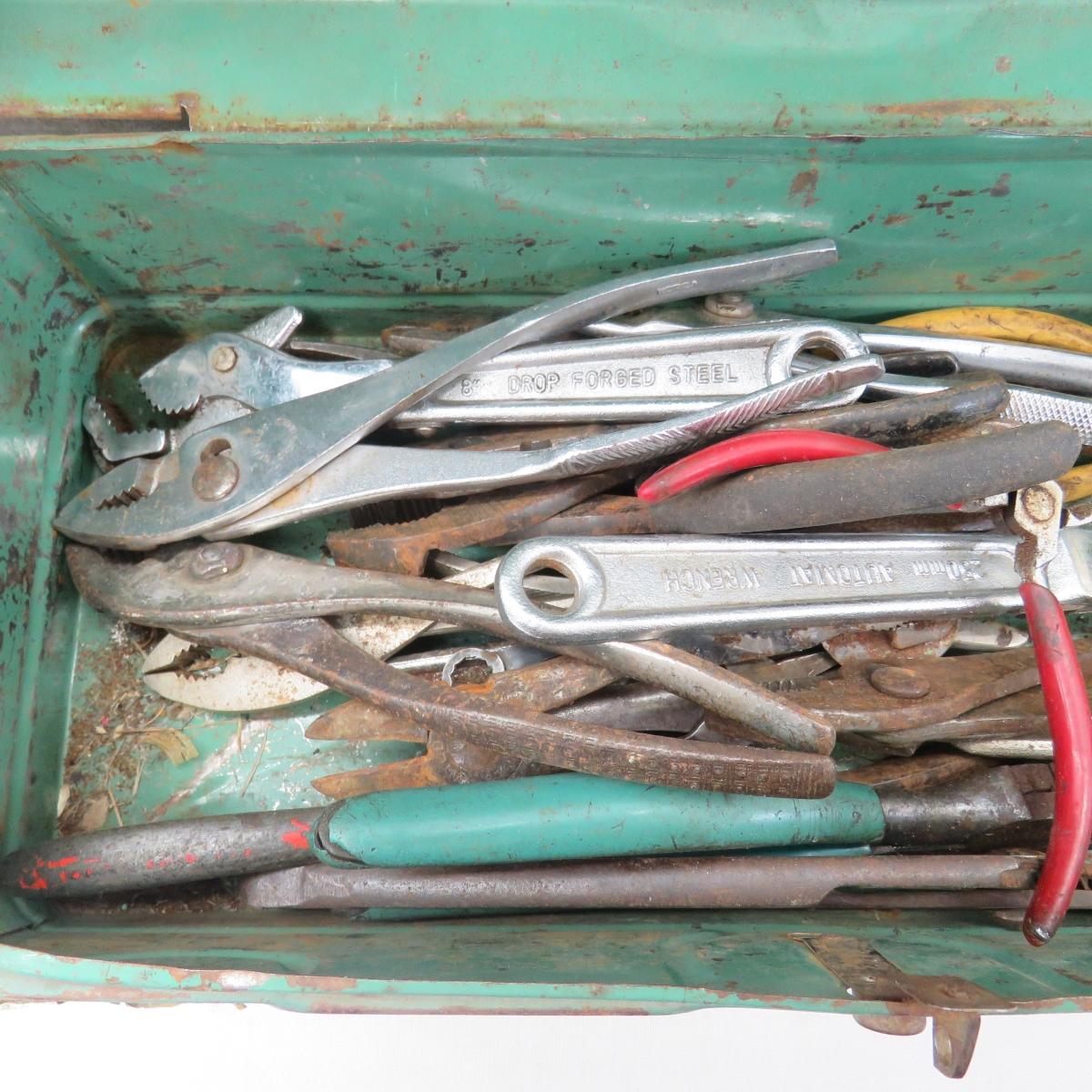 4 Tool Boxes with Tools