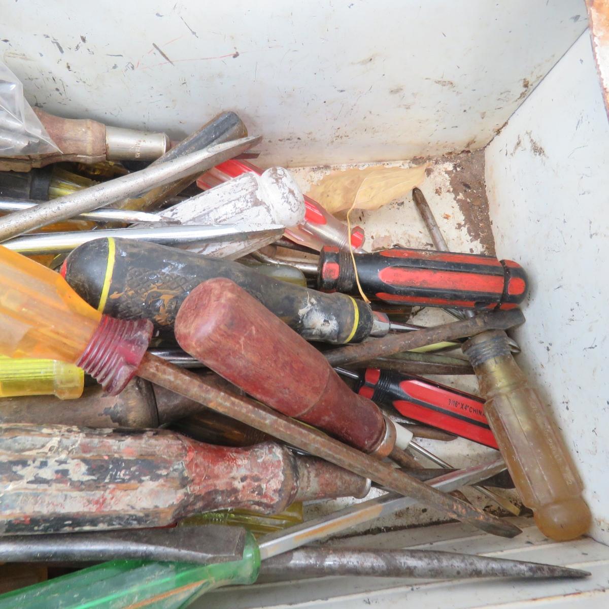 4 Tool Boxes with Tools