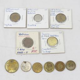 US military NCO Open Mess Tokens & More