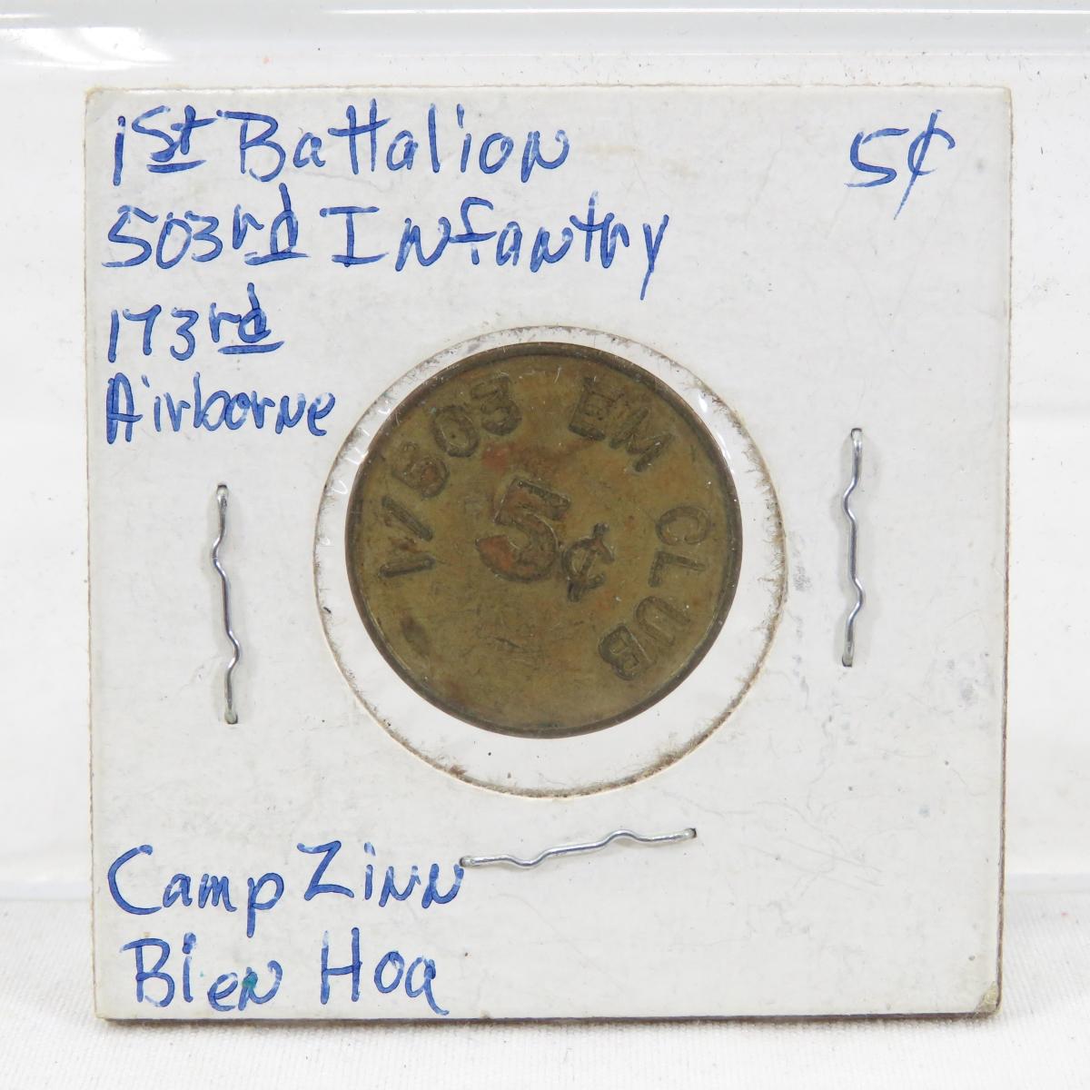US military NCO Open Mess Tokens & More