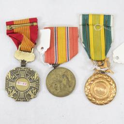 3 Vietnamese ARVN Medals
