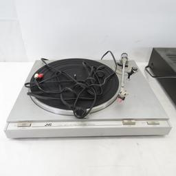Harman/Kardon Stereo Receiver & JVC Record Player