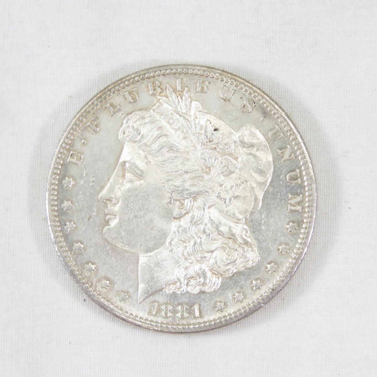 1881 S Morgan Silver Dollar