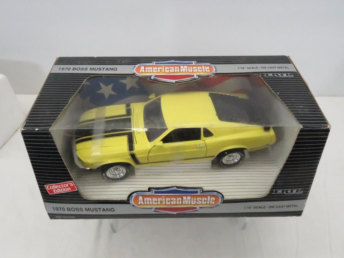 3 Diecast 1:18 Car Models in Boxes