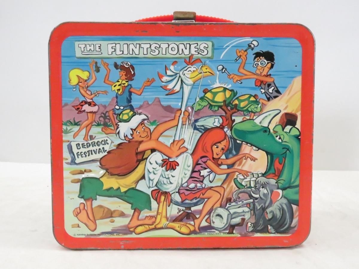 The Flintstones Lunch Box and Thermos