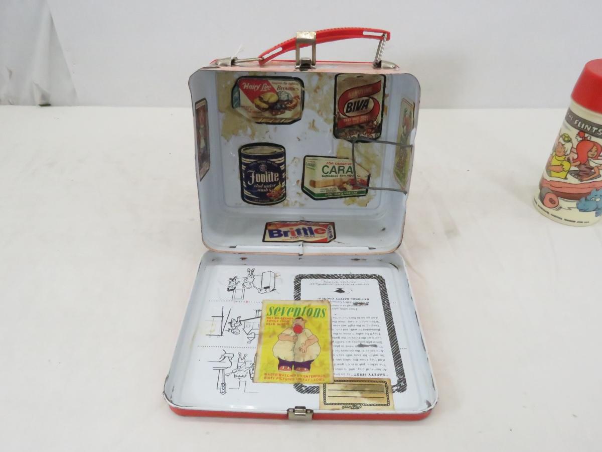 The Flintstones Lunch Box and Thermos