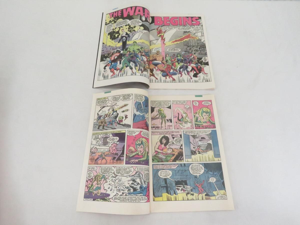 Marvel Super Heroes Secret Wars # 1 and 8