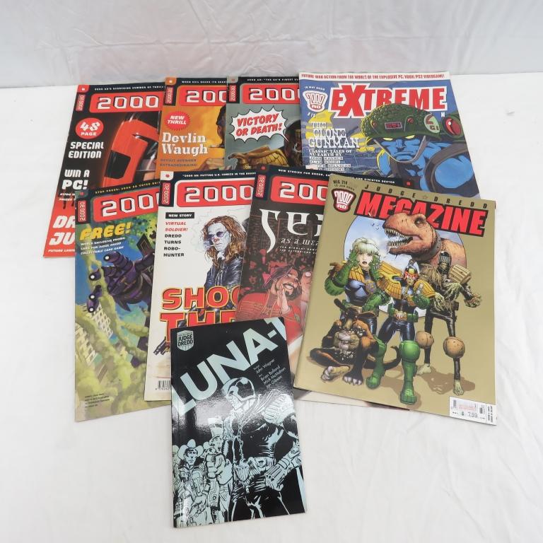 Judge Dredd Books, Magazines, Comics and More