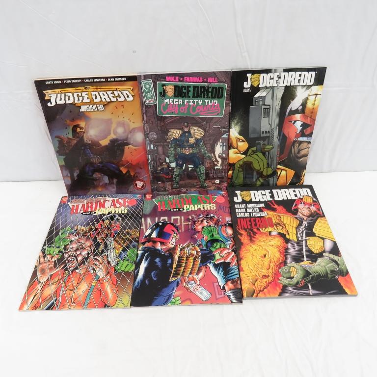Judge Dredd Books, Magazines, Comics and More