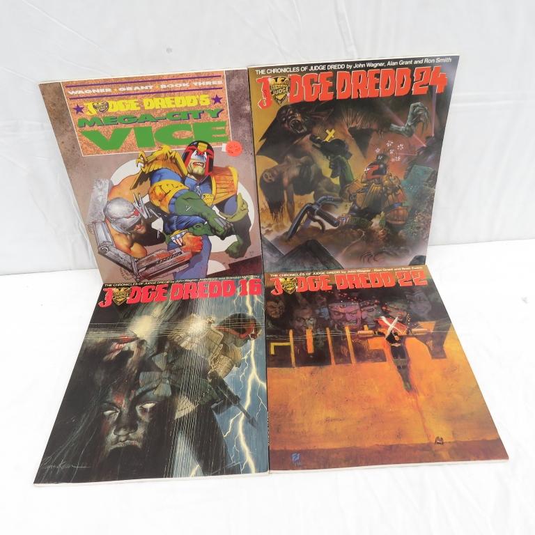 Judge Dredd Books, Magazines, Comics and More