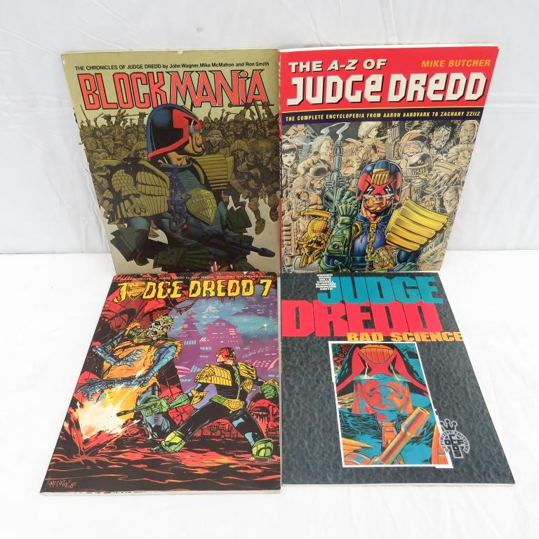 Judge Dredd Books, Magazines, Comics and More