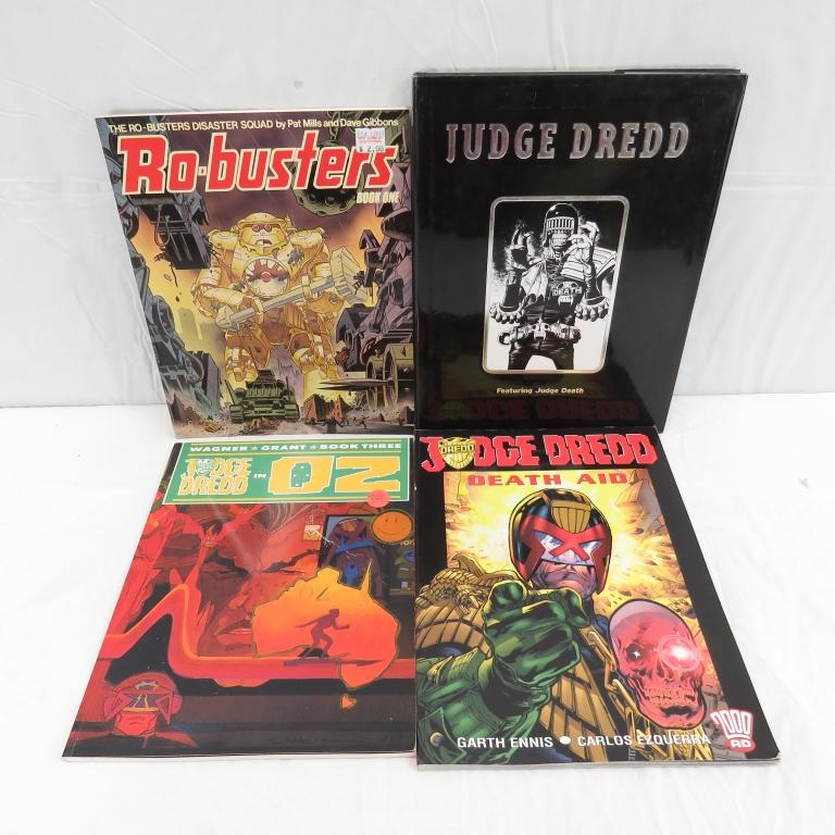 Judge Dredd Books, Magazines, Comics and More