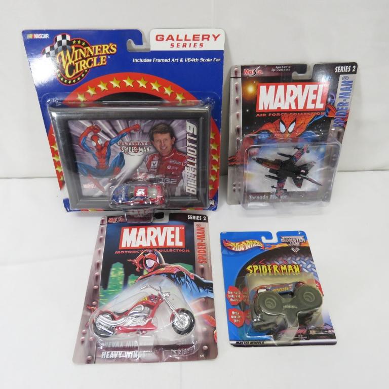 Spider-Man Diecast and Remote Control Cars
