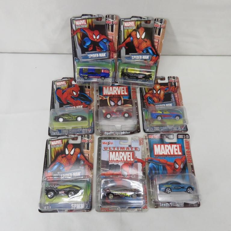 Spider-Man Diecast and Remote Control Cars