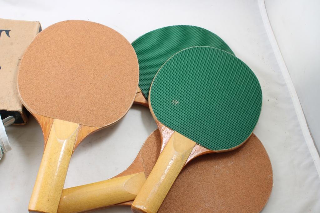 Table Croquet & Ping Pong & Wooden Toys