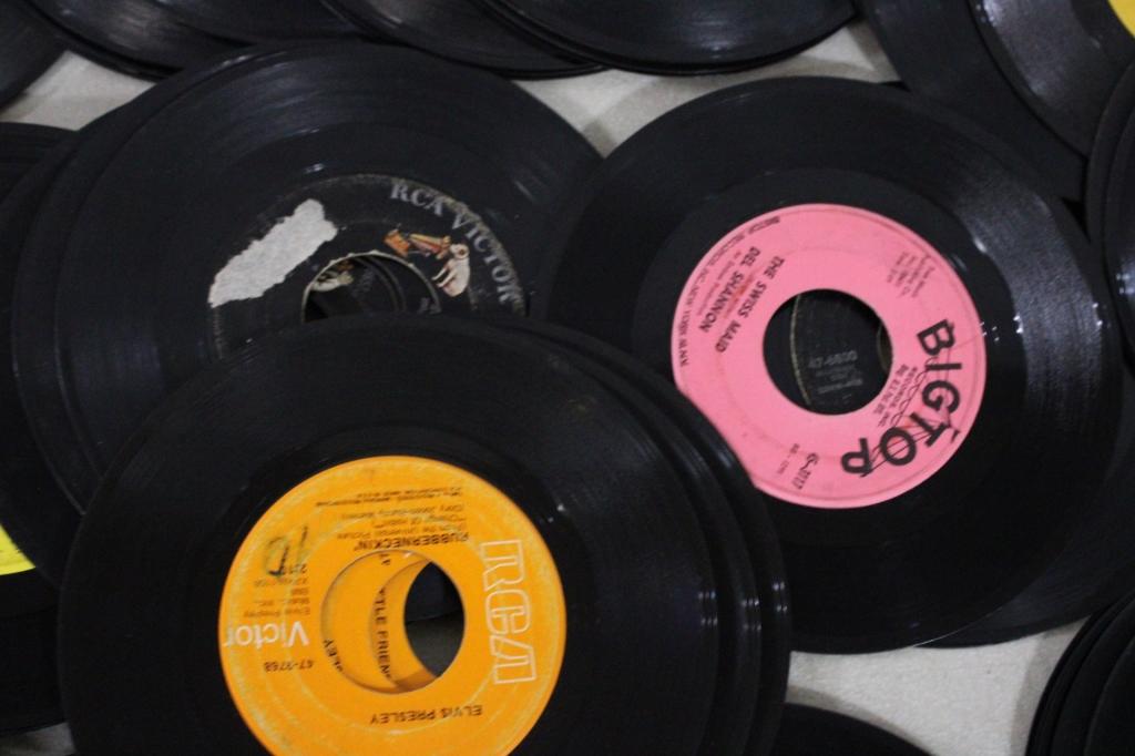 100+ 45rpm Records Variety of Genres