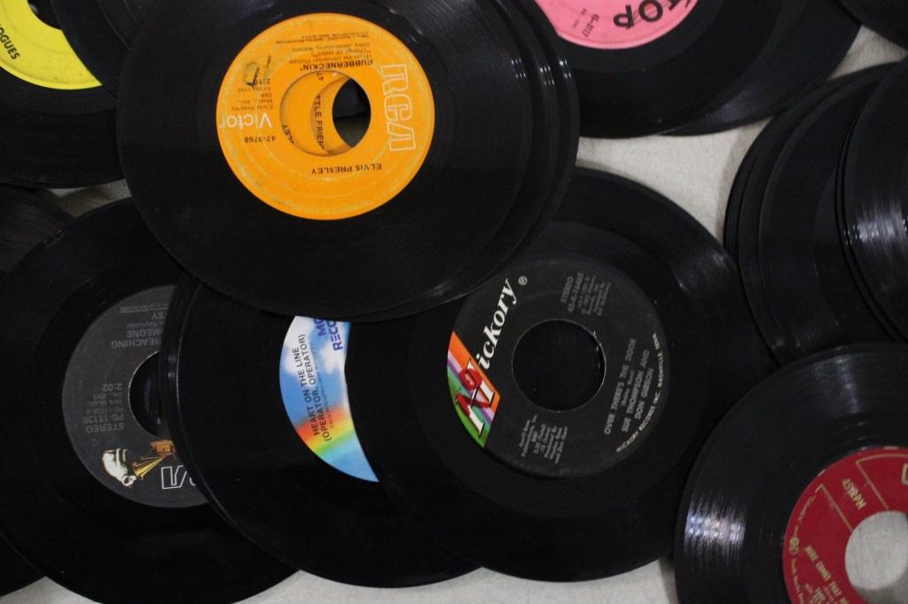 100+ 45rpm Records Variety of Genres