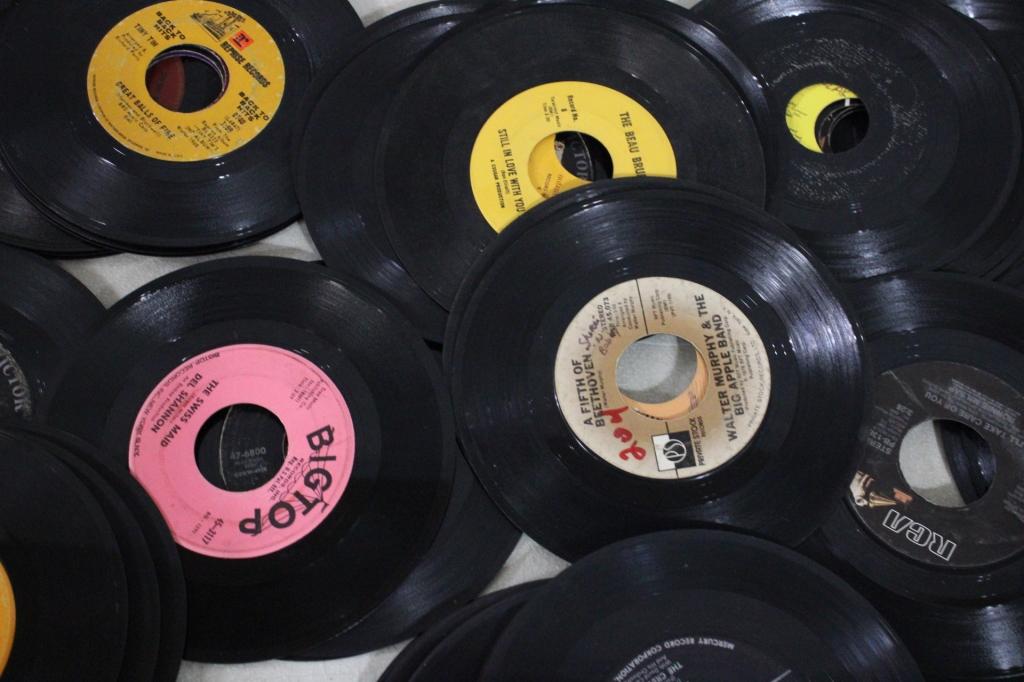 100+ 45rpm Records Variety of Genres