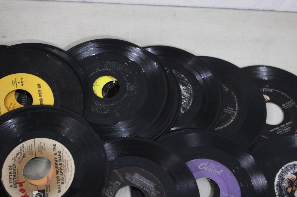 100+ 45rpm Records Variety of Genres