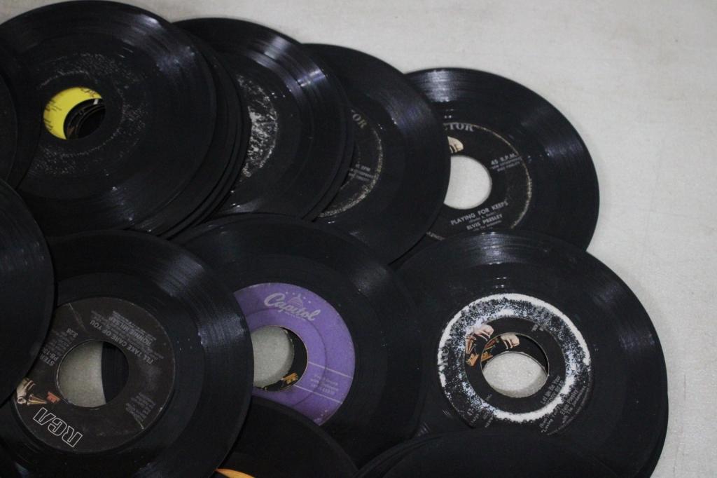 100+ 45rpm Records Variety of Genres