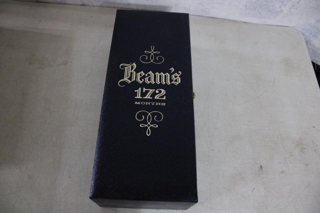 2 Vintage Jim Beam Decanters in Boxes Empty