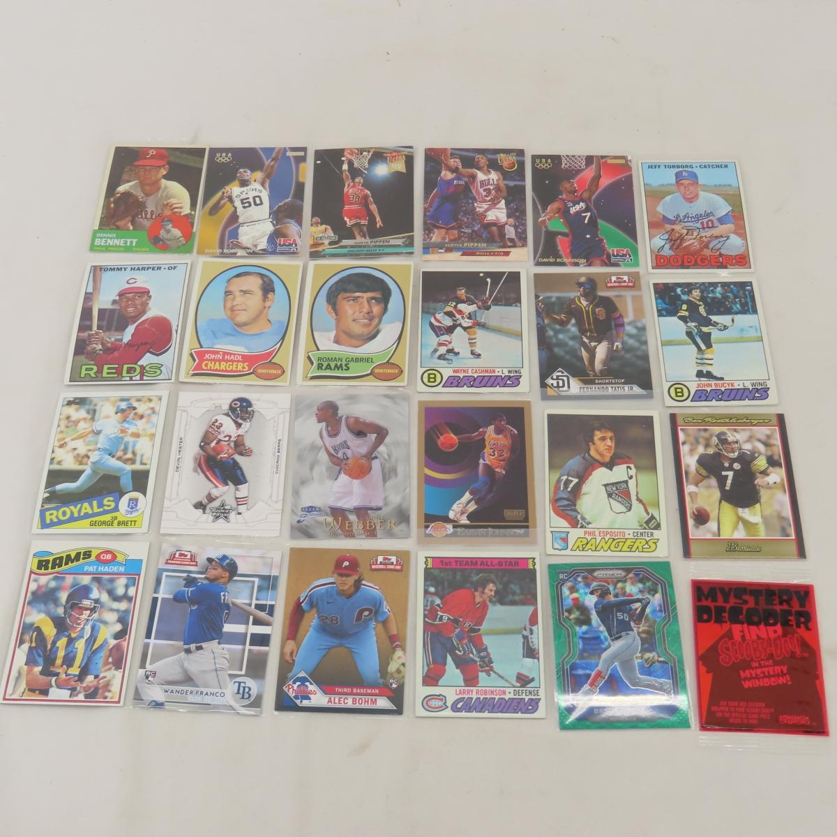 Approx 250 Assorted Sports Cards Vintage to Modern