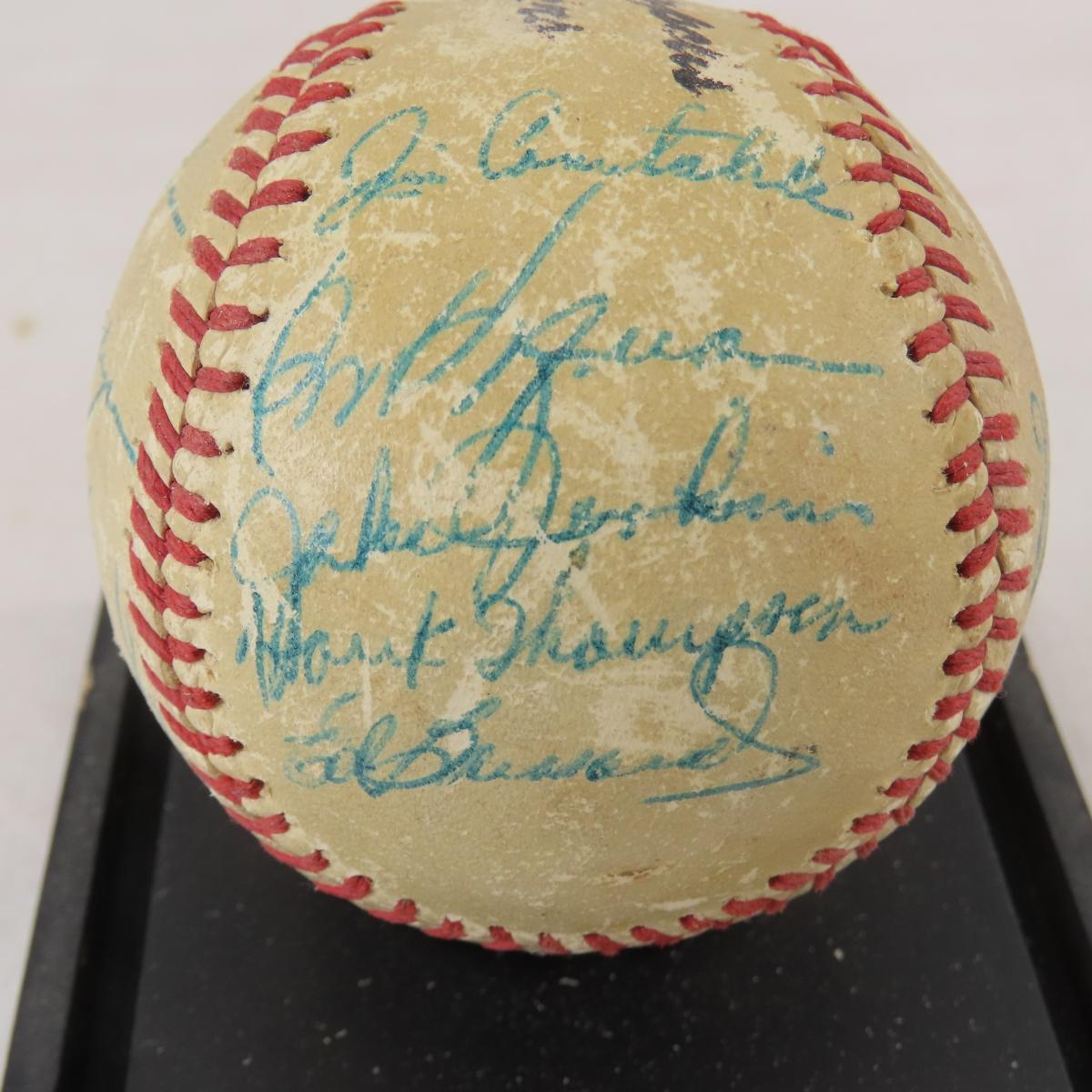 1957 Minneapolis Millers Signed Team Ball